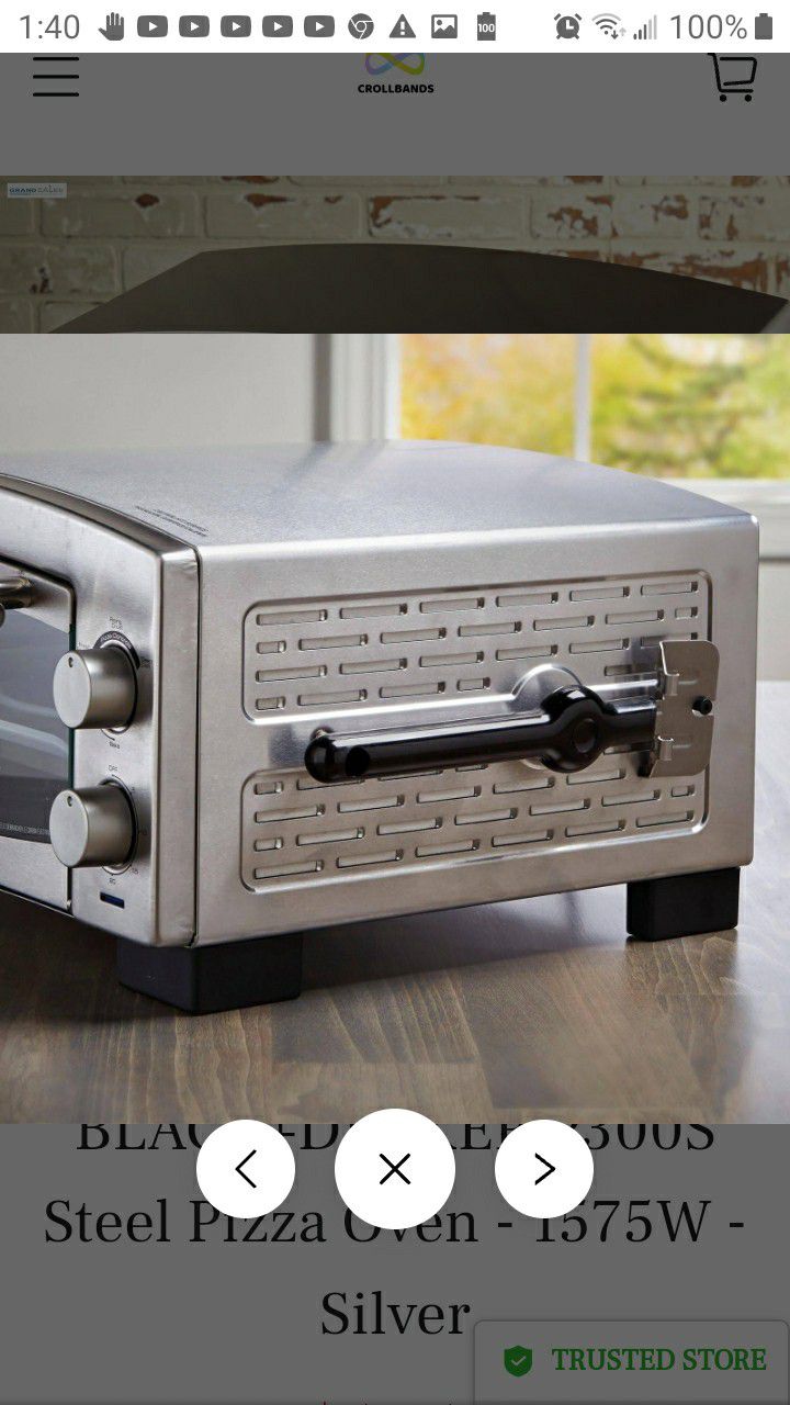 Black And Decker Pizza Oven MODEL P300S for Sale in Woodinville, WA -  OfferUp