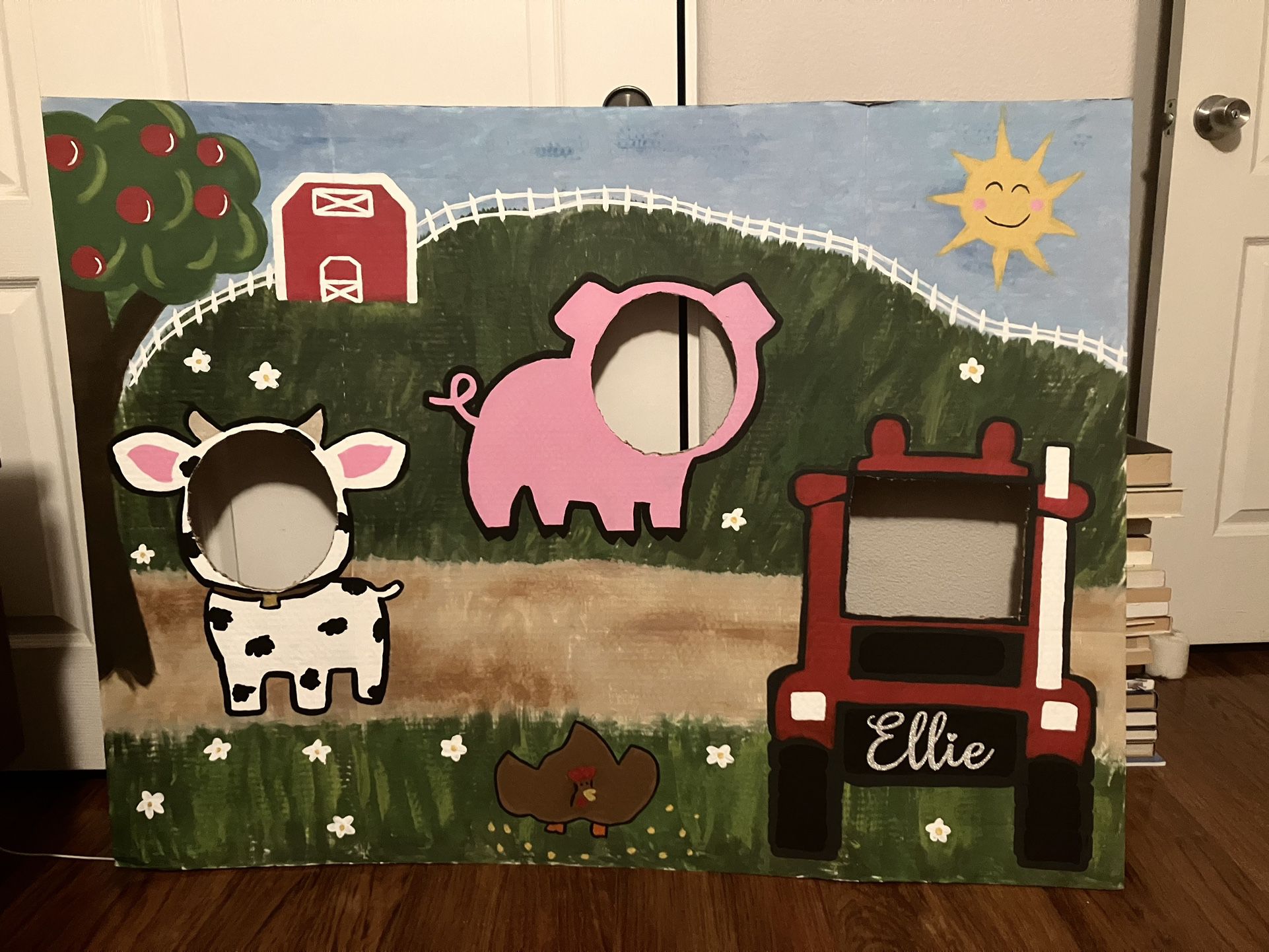 Farm Animal Face Cut Out Poster Board