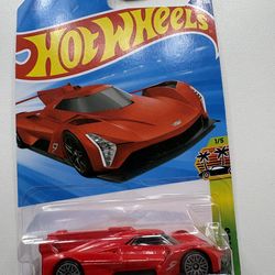 Hot Wheels Cadillac Project GTP Hypercar Exotics Red Diecast Car 2023 1:64