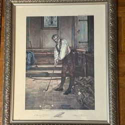 Framed Golf Print