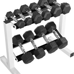 Barbell Two Tier Dumbbell Rack - Cap