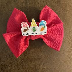 Easter Gnome Hair Bow