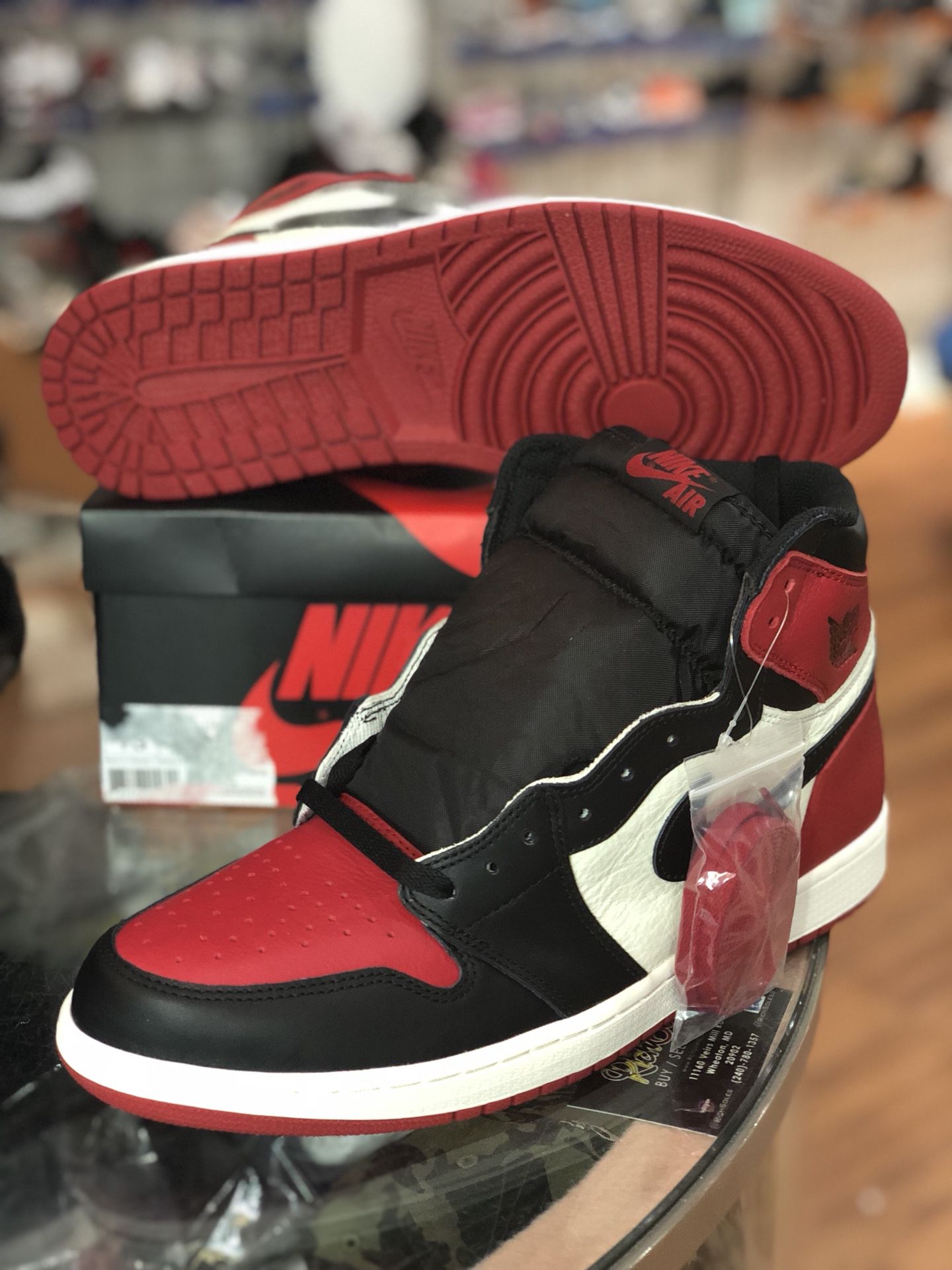 Brand new Bred toe 1s size 13