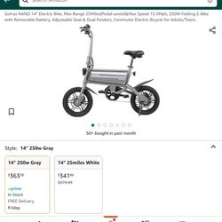 GoTrax NANO 14INCH electric Bike Brand New