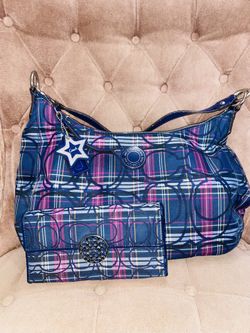 Medium Sized Coach Bag With Matching Clutch Wallet