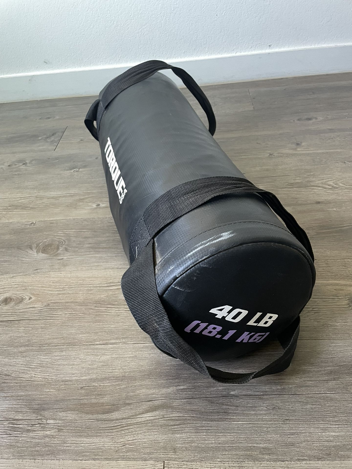 40 Pound Torpedo Bag $60