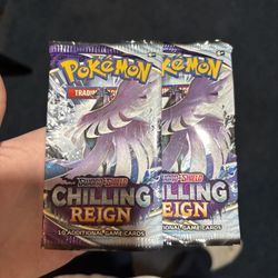 Pokemon TCG Sword & Shield Chilling Reign Booster Pack NEW