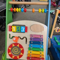 Push Walker Stand Behind Walking Learn To Walk Toy With Activities