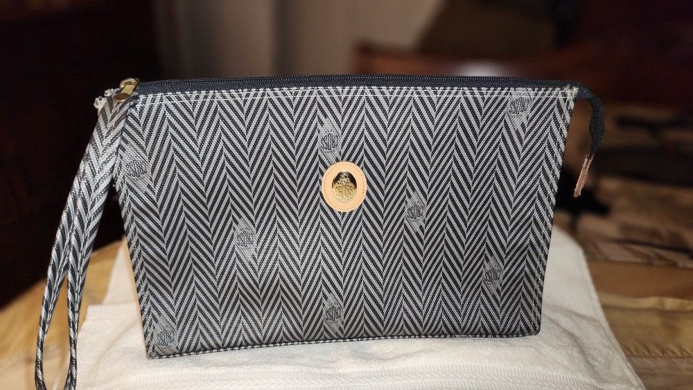 Mark Cross Coated Canvas Cambas Clutch
