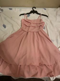 Girls pink dress