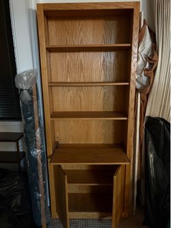 Bookcase/desk combo