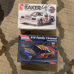 NASCAR Model Kits Autographed 