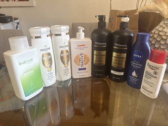 Hair & Body Care Bundle – Pantene, TRESemmé, Nivea, Native – New