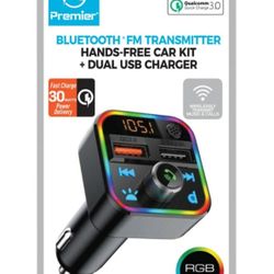 BLUETOOTH FM TRANSMITTER+ HANDS FREE CAR KIT $35$ OBO (Reg. $44.99 AutoZone)