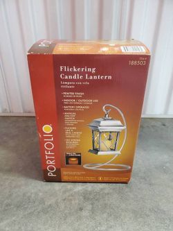 New Portfolio Flickering Candle Lantern