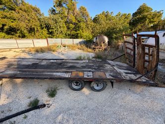 2007 Heavy Duty Flat Deck Equipment Trailer – Tandem Axle