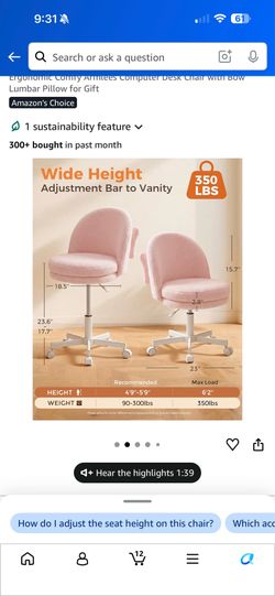 Chair for vanity or desk!