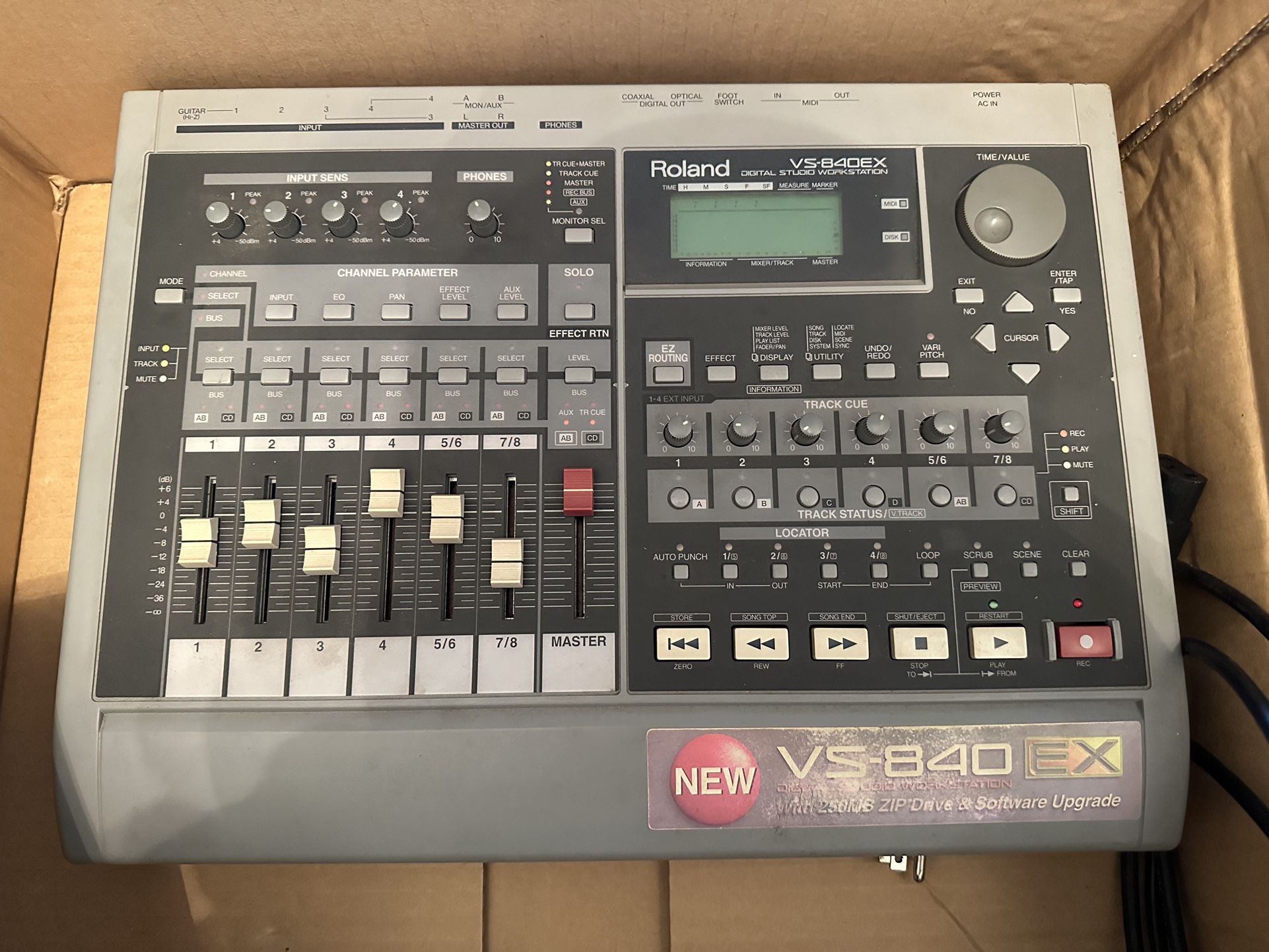 Roland VS480EX Digital Studio Workstation, including manuals.