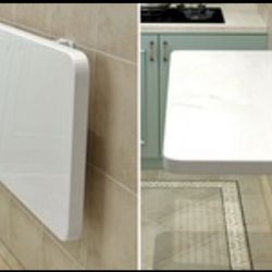 White Foldable Wall Mount Desk ( Measurements In 2nd Pic)