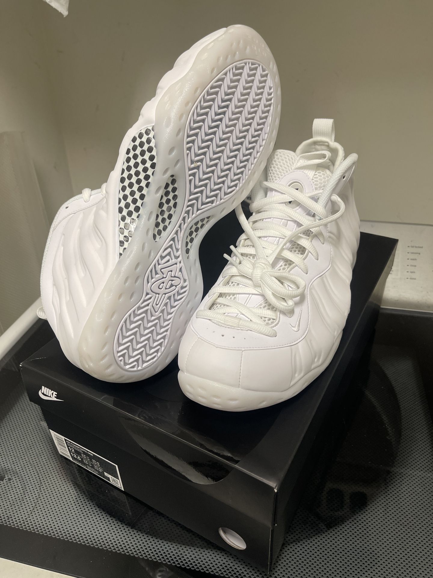 Nike Foamposite “Triple White”