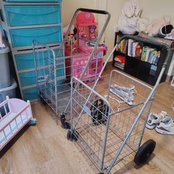 2 utility shopping cart 