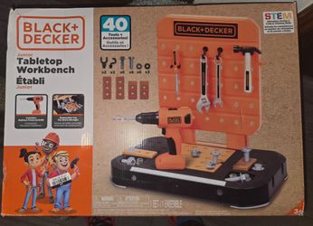 BLACK+DECKER Junior Tabletop  Workbench toy