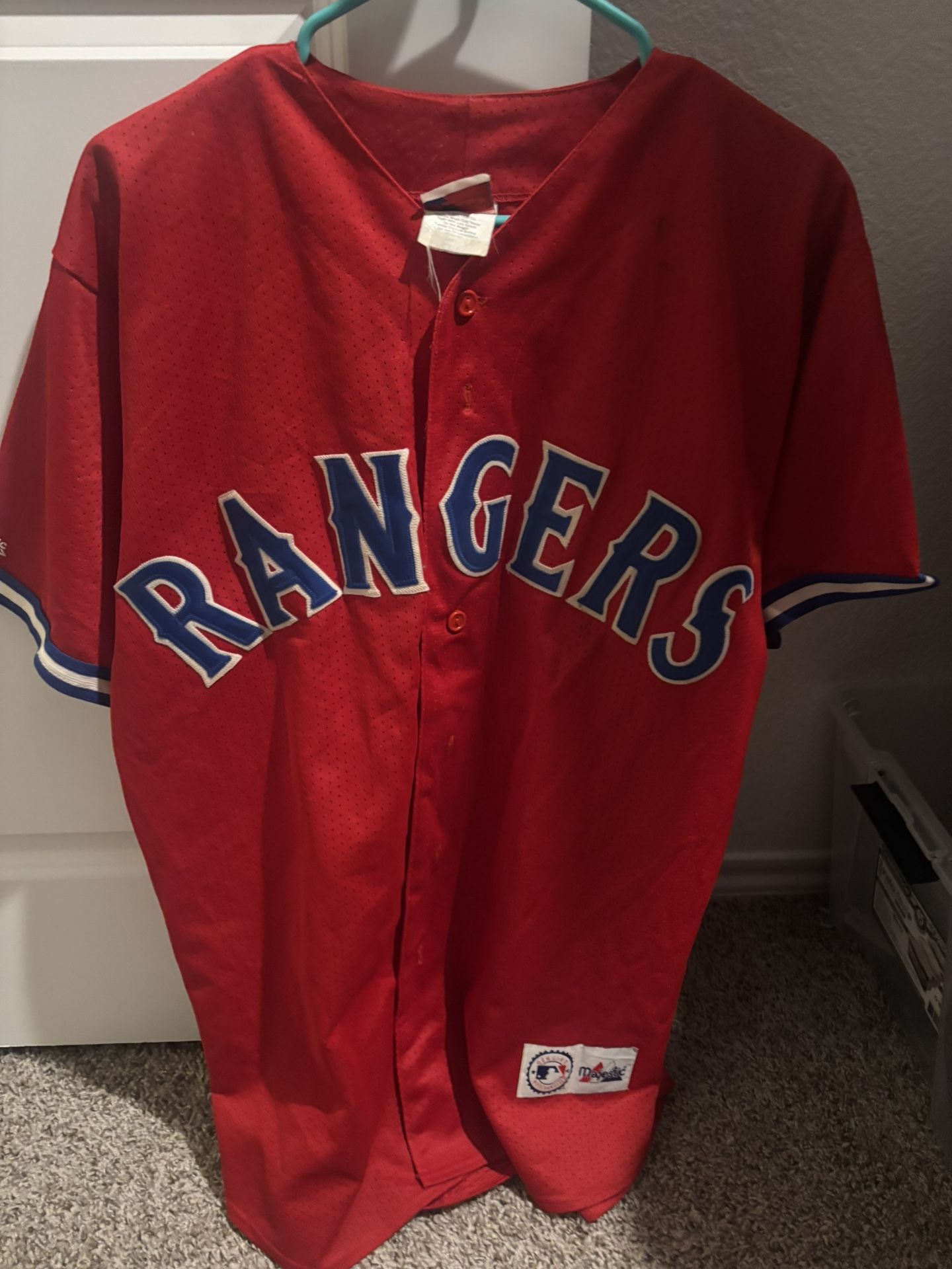 Men Texas Rangers Jersey Shirt