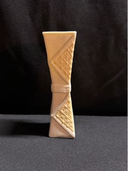 Belleek Ireland Shamrock Geometric Bud Vase