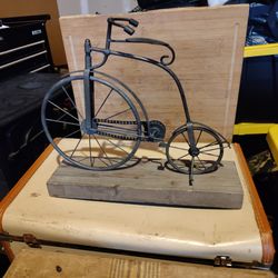 Antique metal bike