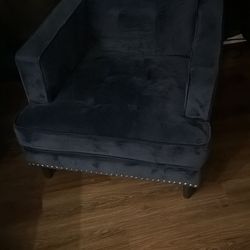 Blue sofa set
