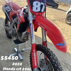 2022 Honda Crf 250r 10 Hours All Bike 
