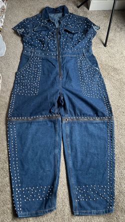 Bedazzled XXL overalls brand new