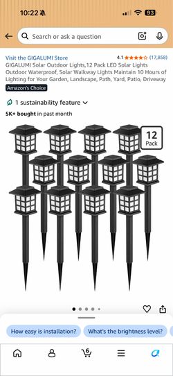 Solar lights