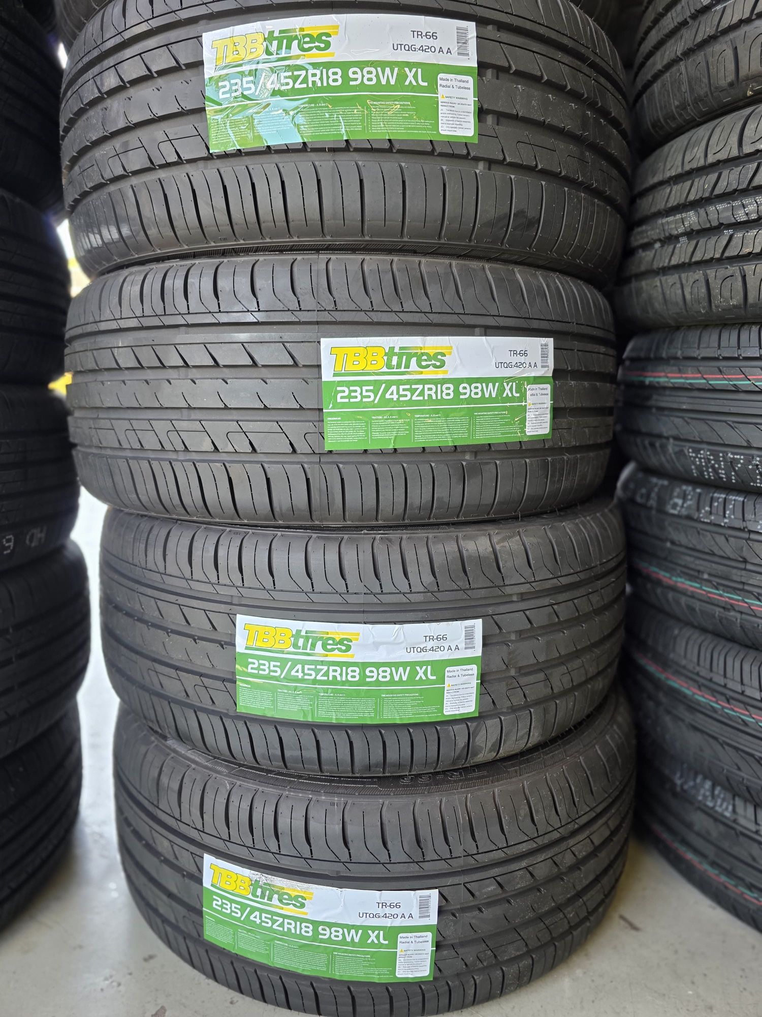 235-45-18 TBB SET OF 4 TIRES FOR SALE AT SPECIAL.WE FINANCE NO CREDIT NEEDED💥
