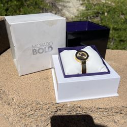 Movado Bold Gold Stainless Steel Case and Bracelet, Women's Watch