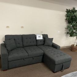 Sectional Pull Out Bed With Storage