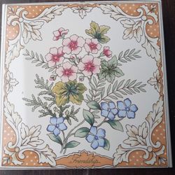 Ceramic Antique Avon Picture