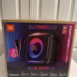 JBL PARTYBOX ENCORE 2 WITH 2 MICROPHONES 🎤 🎤