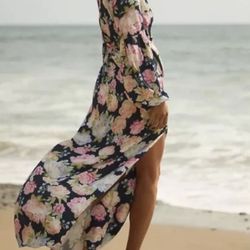 Maaji Kimono Wrap Maxi Dress Cover Up