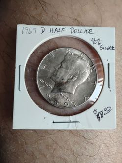1969 D half dollar