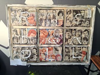 ROCK N ROLL TO THE BONES ONE OF ONE ART PIECE