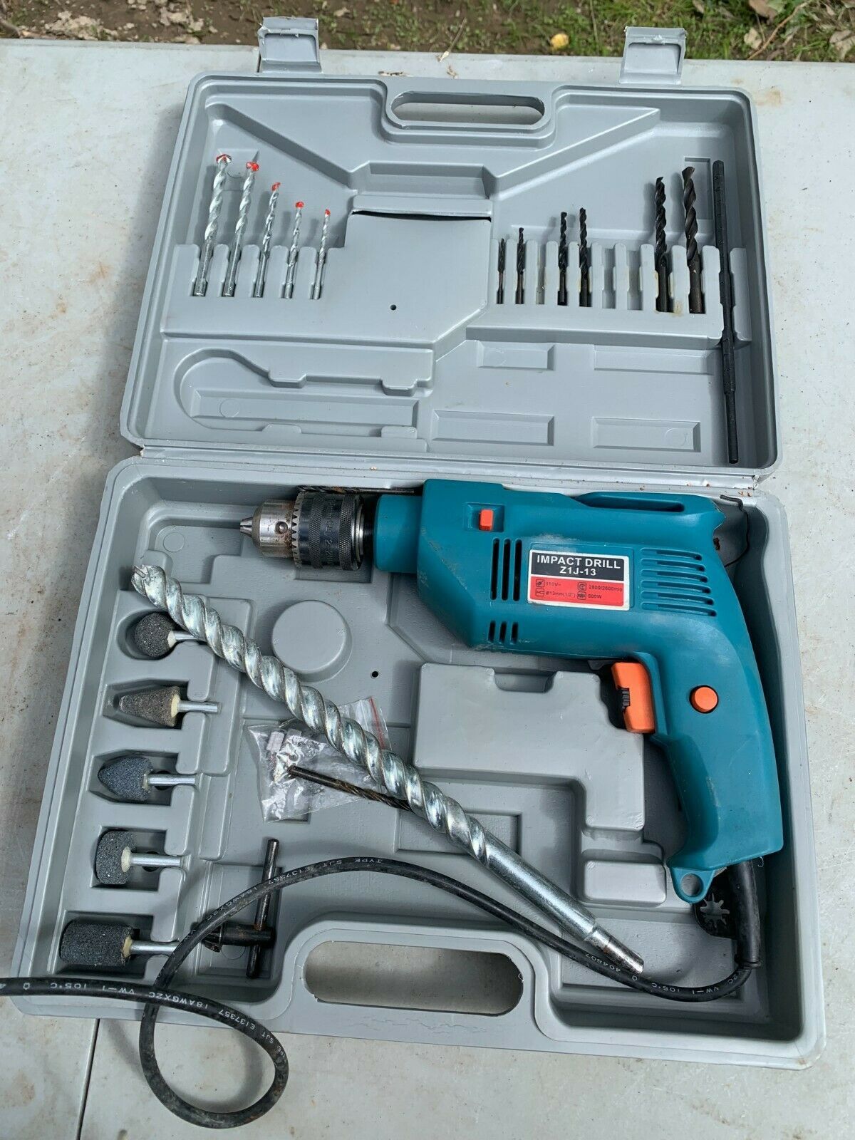 American Tool Exchange Z1J-13 1/2" Impact Hammer Drill Driver 600 Watt W/ Extras