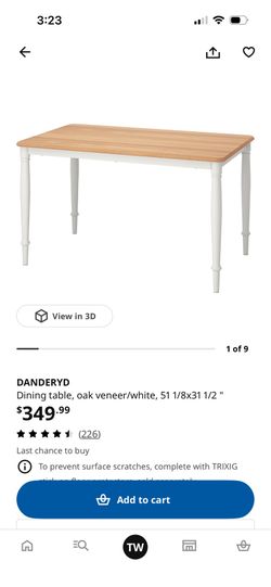 IKEA DANDERYD dining table