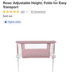Baby Delight Beside Me Dreamer Bassinet & Bedside Sleeper - Organic Rose