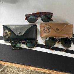 3 Pairs Of Ray Ban Sunglasses for Trade OBO
