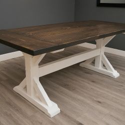 Custom Designed Farmhouse Dining Tables.