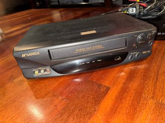 Sansui VCR VHF6010B 4 Head Hi-Fi Stereo VHS Player Recorder