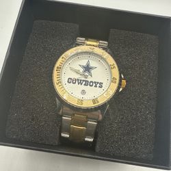 Dallas Cowboys Two Tone Watch 