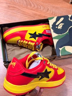 Size 9- A Bathing Ape Marvel x Bapesta Iron Man