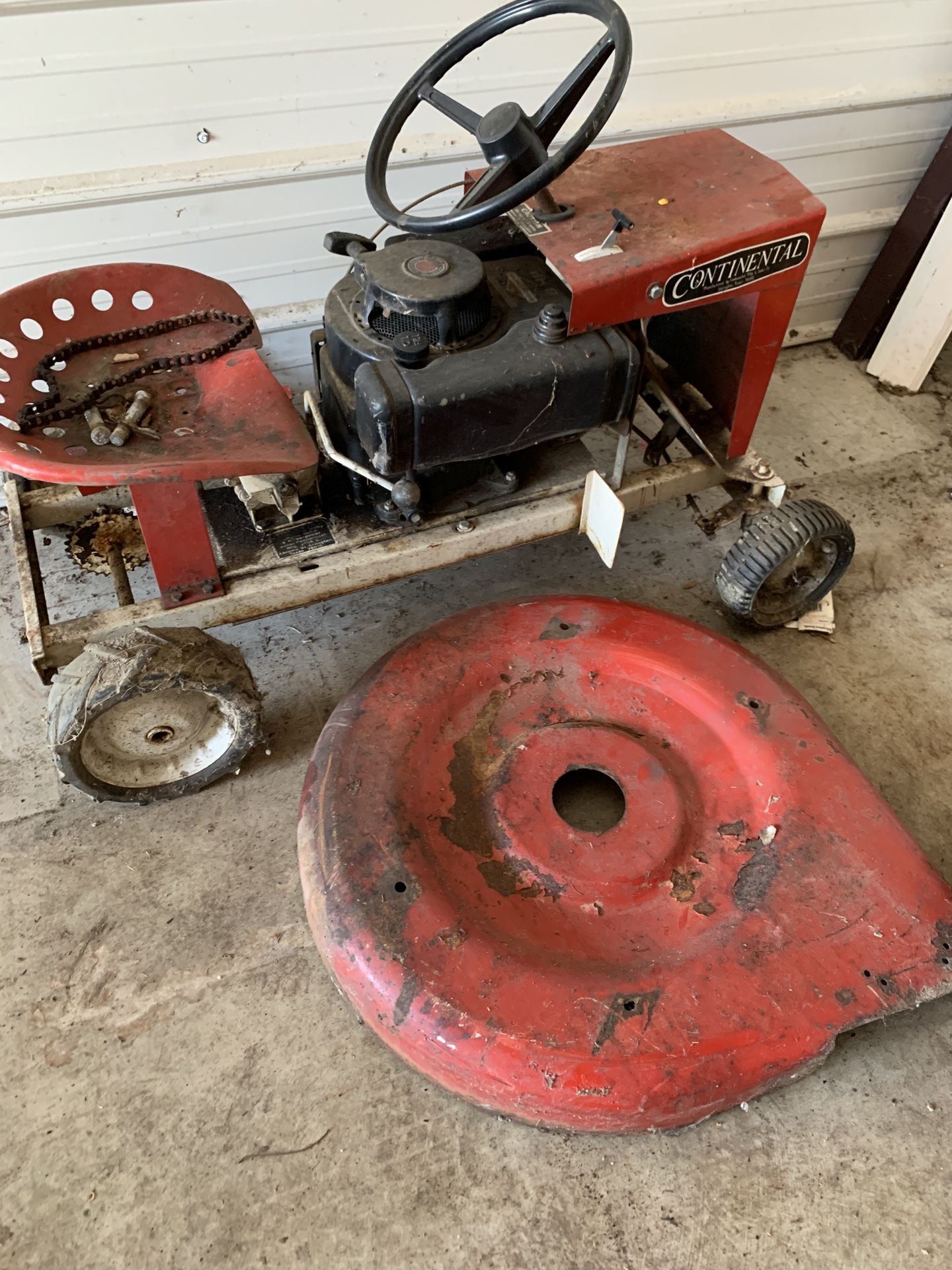 Mini antique tractor